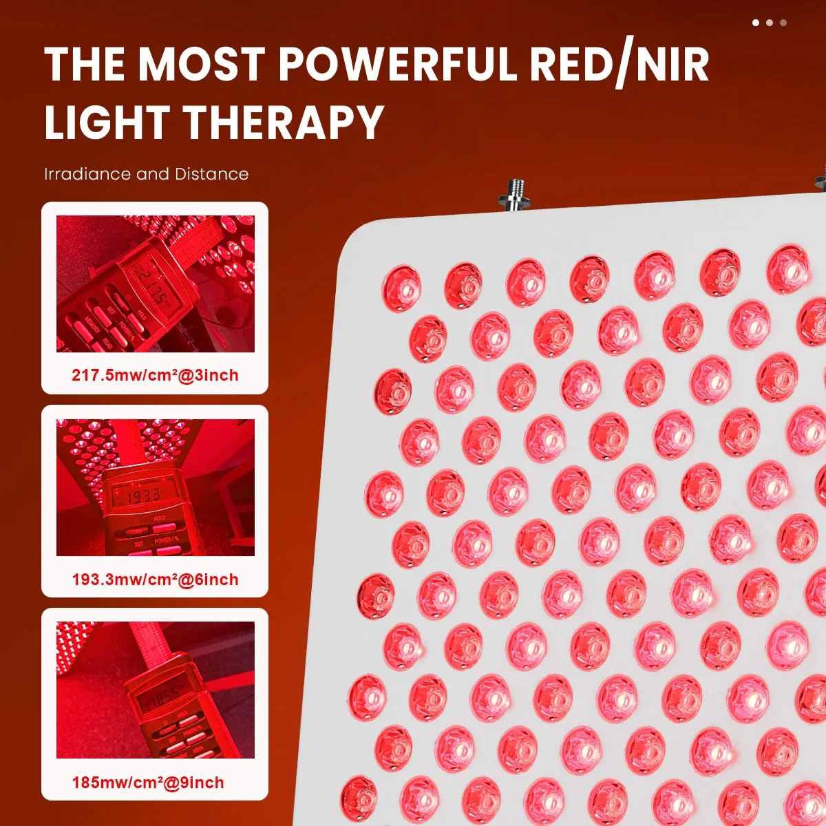 Shenzhen Idea Red Light Therapy Panel Infrared 850nm and 660nm Red Therapy Light Touch Screen Panel Infrared Light Therapy