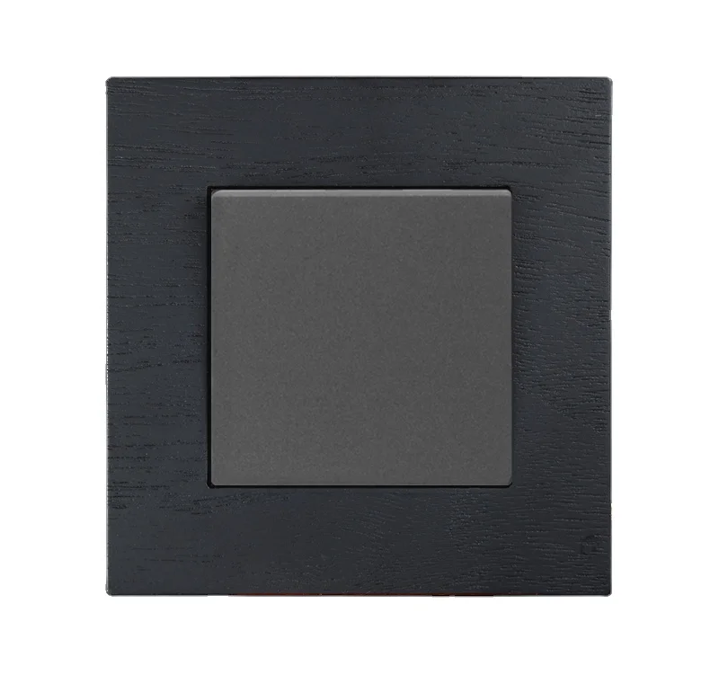 MVAVA UK standard Wood 16A 250V 1Gang 1way wall  electrical light switch