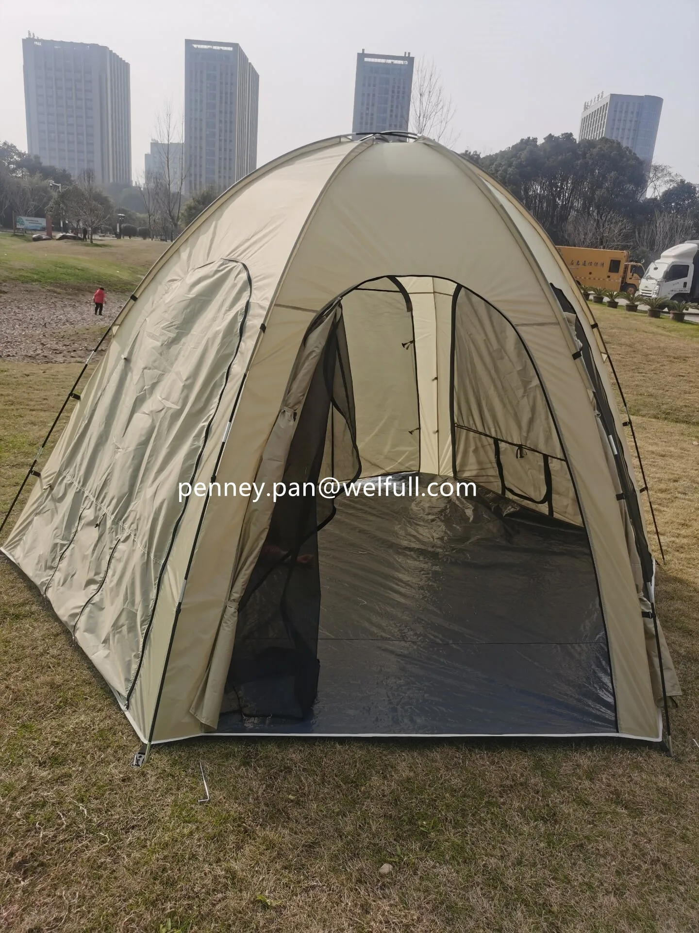 Outdoor Garden Pool House Canopy Dome Portable Foldable Portable Steam Camping Sauna Tent