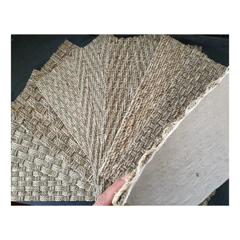 Натуральный плетеный ковер из морских водорослей напольное покрытие для отелей дома ресторанов
