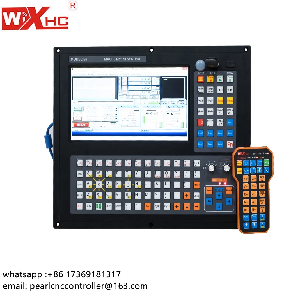 CNC 3/4/6 axis Mach3 controller CNC control system with control panel and breakout board All-In-One PC