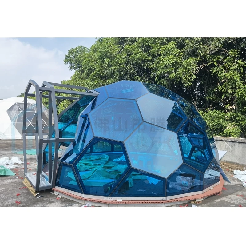 Large Hotel Resort Garden Party Event Waterproof Pvc Winter Igloo House Outdoor Camping Wind And Snow Resistant Dome Home Glass
