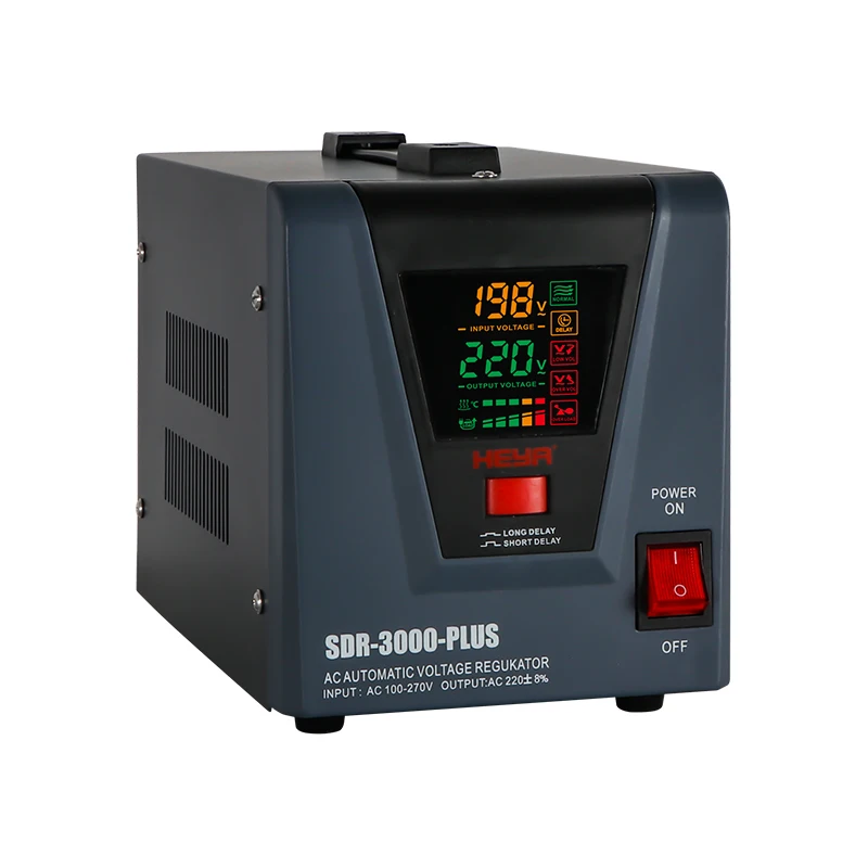 3KVA AC 220V Single Phase Automatic Regulator Stabilizer AVR With CE Certificate