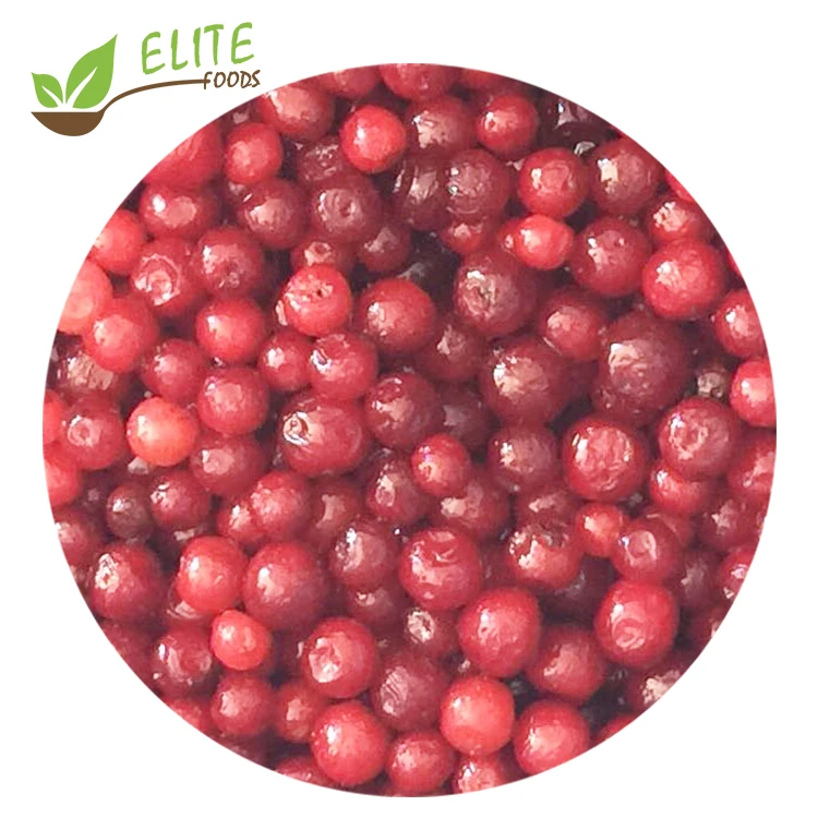 Wholesale Great Quality IQF Frozen Fresh Cherry Frozen Sweet and Sour Cherries Red Dark Fresh Cherries