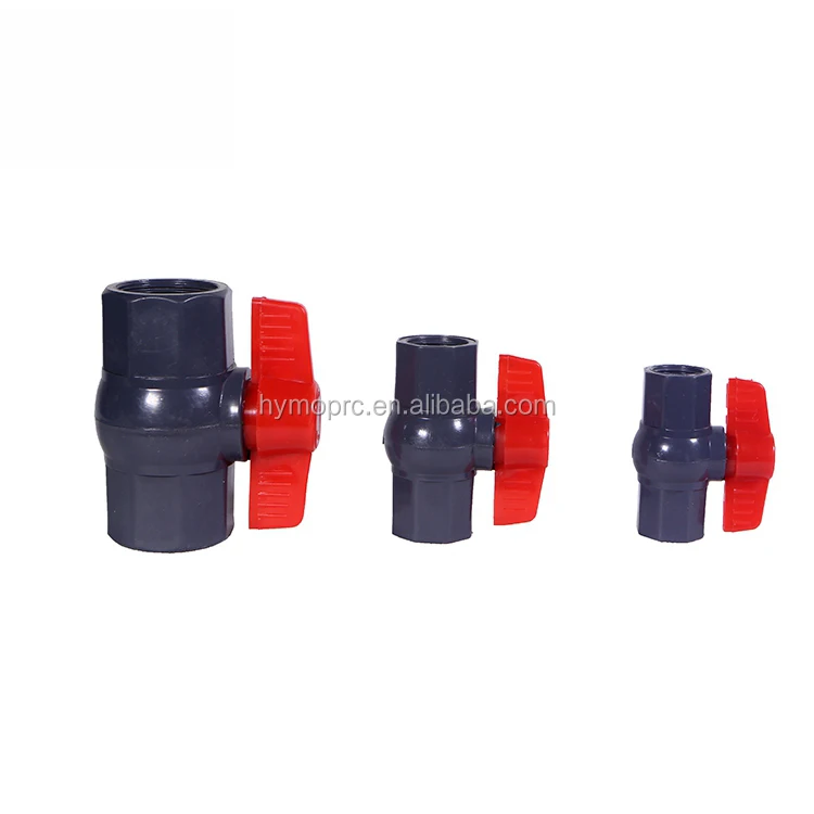 10 лет клапан, высокое качество от китайского производителя пластиковый шаровой кран из ПВХ с муфтой 20 мм