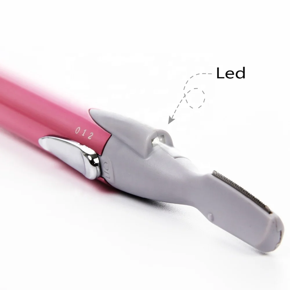 CNAIER AE-816A Battery operated electrical LED lamped lady shaver hair trimmer