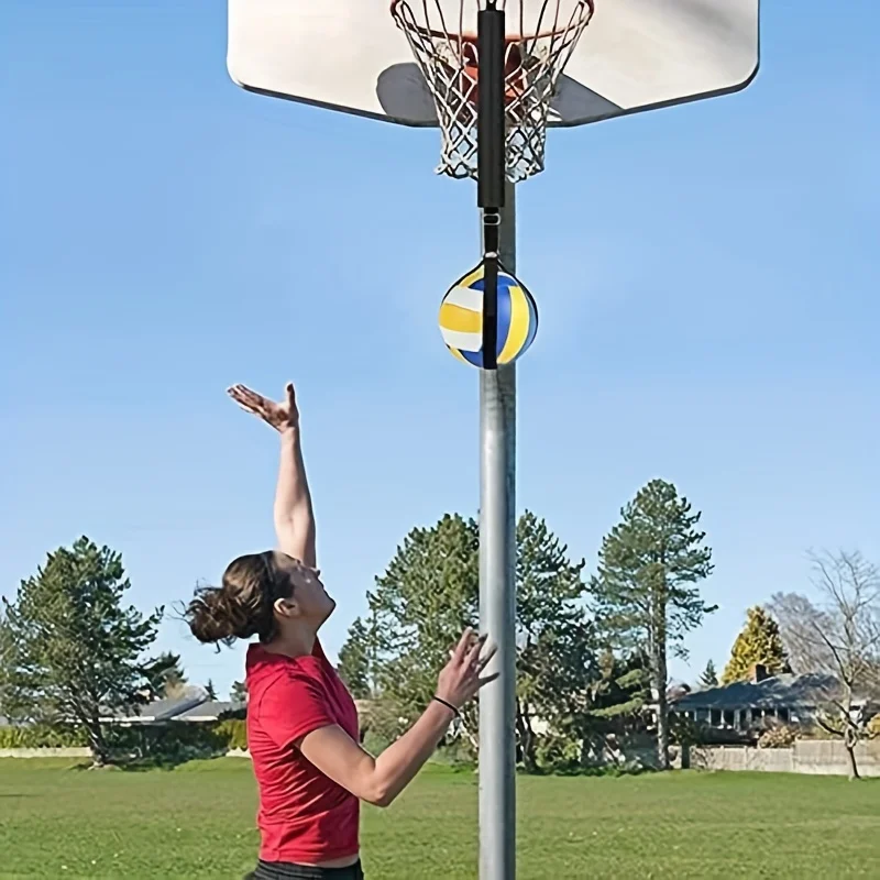 Neoprene Adjustable Length Volleyball Spike Trainer Hanging Reaction Ball Jumping Training Aid Volleyball Spike Trainer