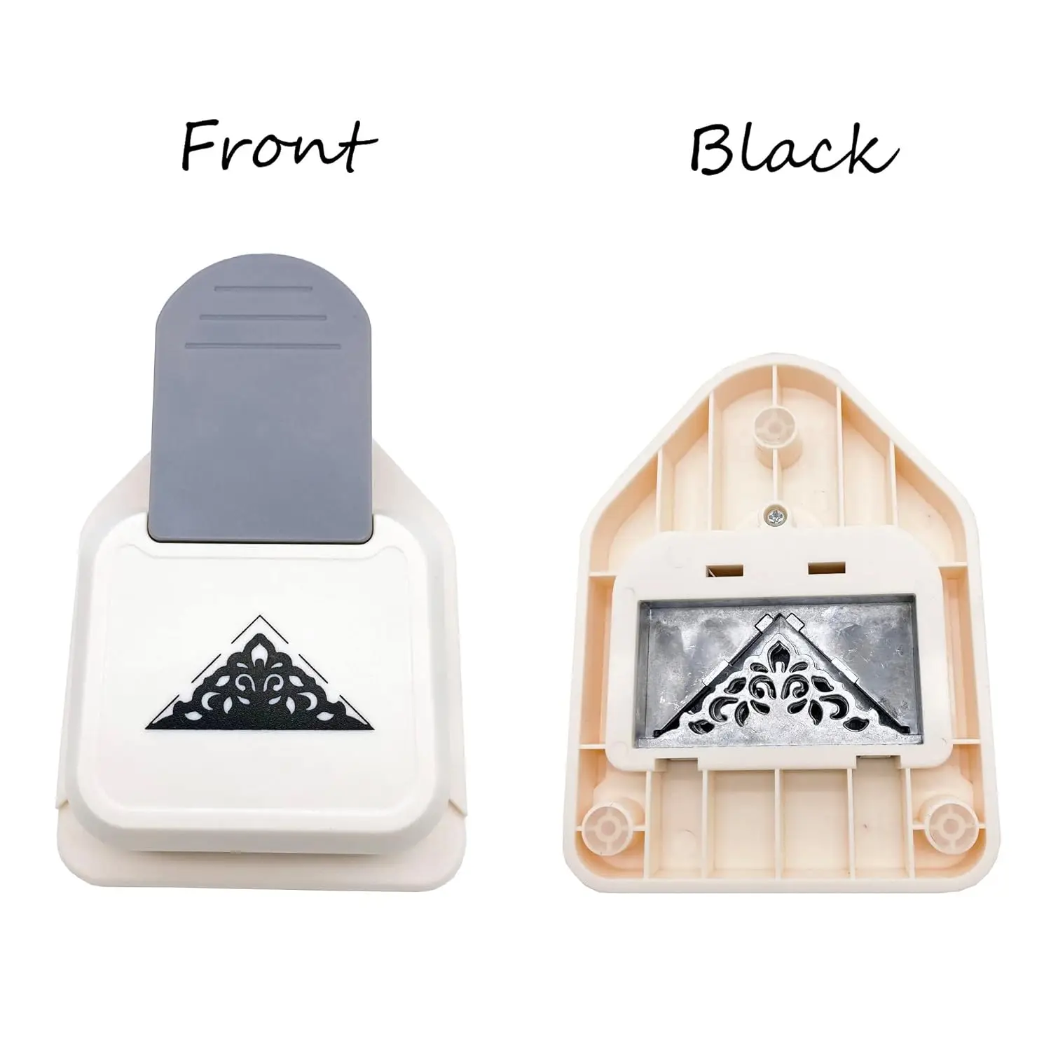 Large Craft Corner Punch Triangular Flower Pattern Scrapbook Supplies Craft Punch Photo Cutter Card Making Supplies