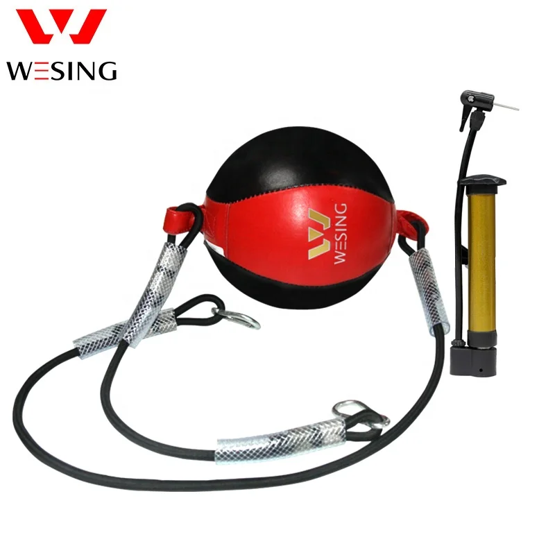 Wesing Custom Speed Bag Boxing Punching Reflex Ball Wall Mount Leather Boxing Speed Bag
