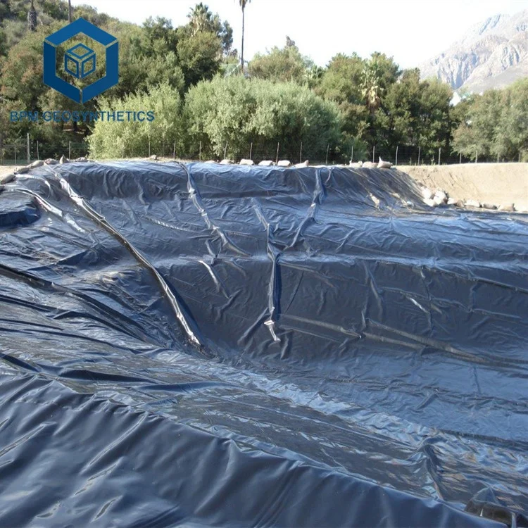 HDPE 1mm Thick Geomembrane for Dam Construction in Zimbabwe