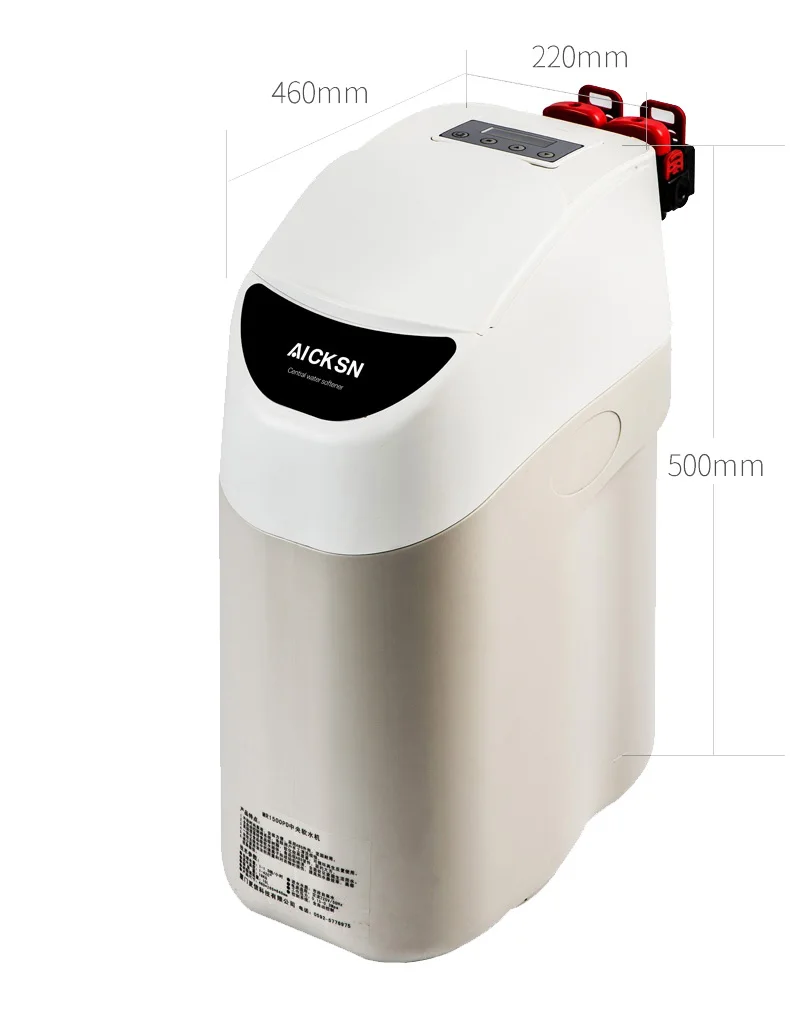 RS-1.5T water softener system 1.5T Per Hour Cationic Resin Remove The Calcium And Magnesium Clamping Connect Prevent Leakage