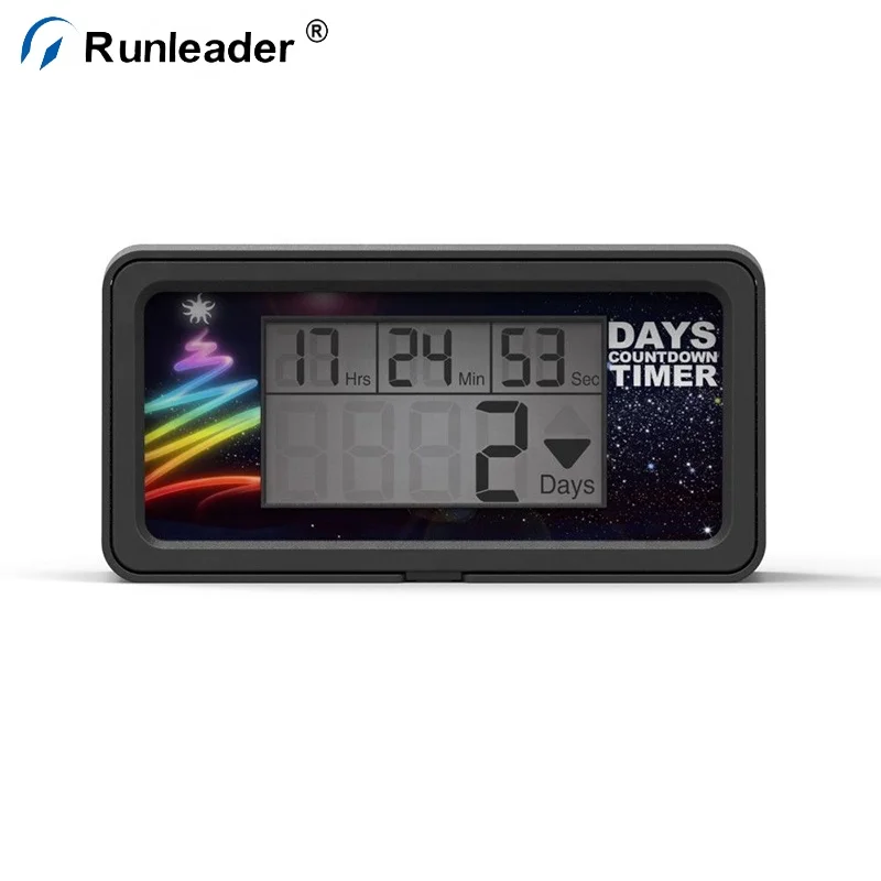 Runleader LCD Digital My Retirement Day Wedding Event Countdown Timer Clock Alarm 999 Days
