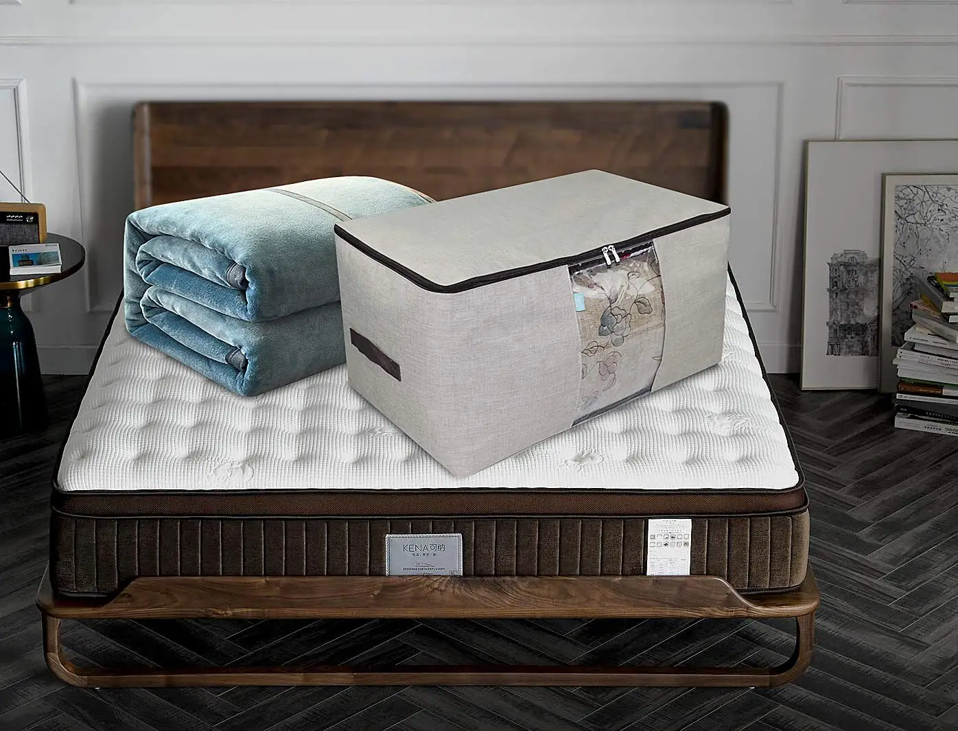 CHINA MANUFACTURE FOR 600D polyester oxford folding storage box(REACH EU standard )