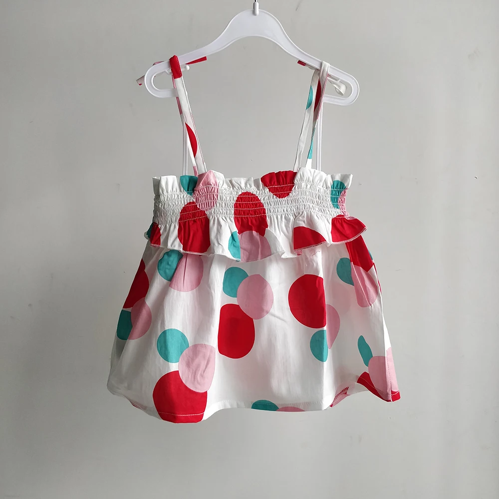 Высококачественное детское платье с цветочным дизайном милые летние платья для маленьких девочек Новое Стильное