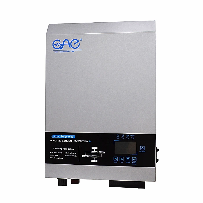 TG Best price inverter 5000w 5kw 24V 48V to 110v 220v with 60A MPPT