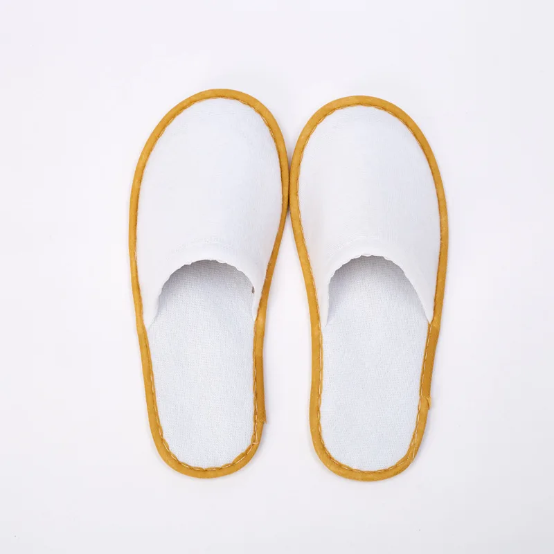 Disposable slippers thickened brushed fabric slippers Hotel Hotel B & B travel portable home wholesale
