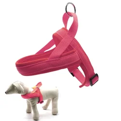 Belt Crown No Pull Simple Dog Harness set  Nylon Tactical Dog Vest Harness