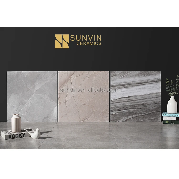 600 x 600 mm italy stone gray porcelain anti slip full body tiles for bathroom and pool decking floor use in stock