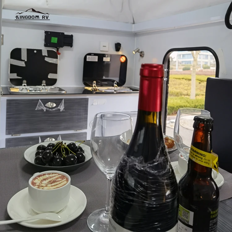 Customized Mobile Camping Camper Off Road Caravan Trailer with Shower