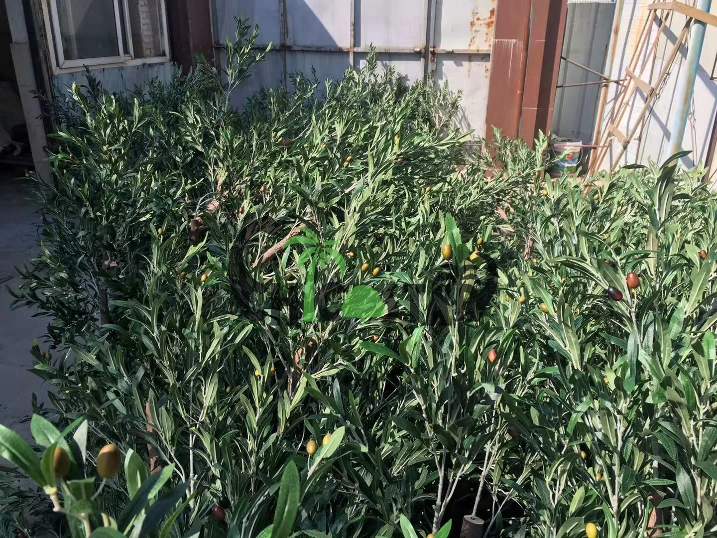 Ствол из стекловолокна под заказ, искусственное растение, ландшафтное украшение, искусственное оливковое дерево