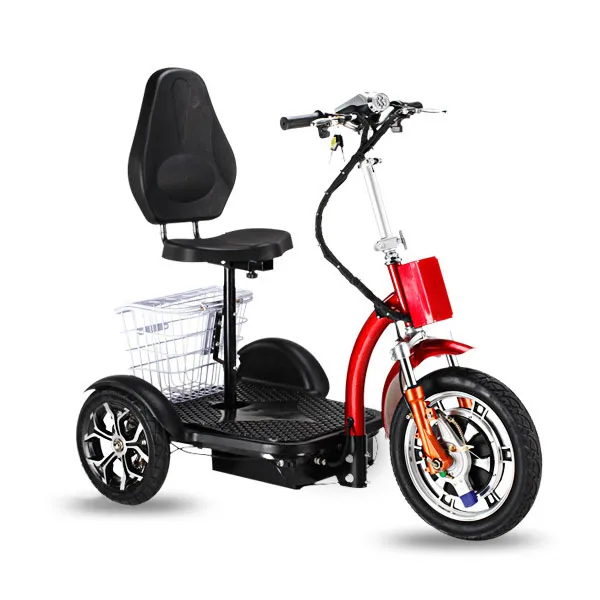 US 800w Motor Scooter Bike Top Powerful High Quality 3 Wheel Tricycle Electric Scooters For Elderly For Adult