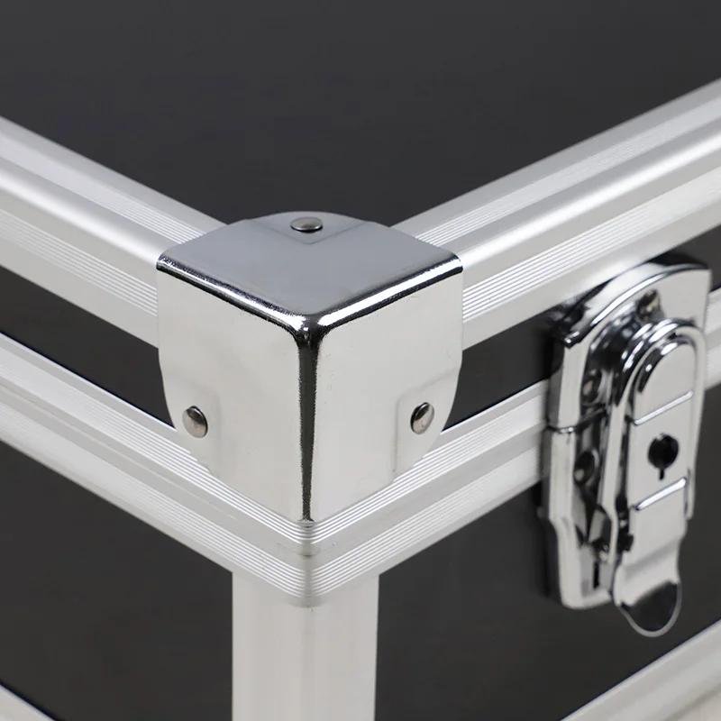 Custom Size Heavy Duty Aluminum Flight Case Extreme Protection for Tools Electronics DJ Aluminium Suitcase Tool box With Foam