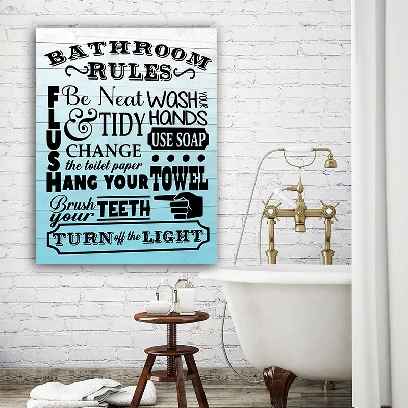  Modern Custom size pattern print wood background bathroom laundry room wall