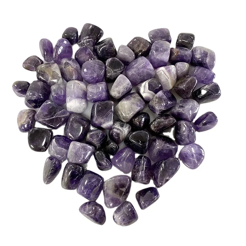 custom 2cm gems blocks cube tumbled crystals stone gemstone polished amethyst cube tumble