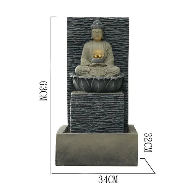 Southeast Asian style home decoration Buddha indoor fountain