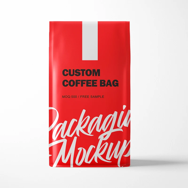 Bolsas de cafe personalizadas al por mayor bolsas triangulares de granos de cafe Bolsa de embalaje termosellado con valvula