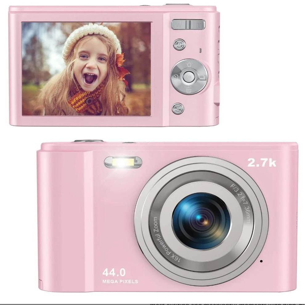 Hot Sale Cartoon Toy Kids Camera Record Happy Time Birthday Christmas Birthday Gift X2 Children Digital Camera