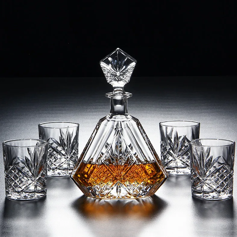 Whiskey Stones Gift Set with a tray  Rocks Chilling Stones and Glasses Gift in Wooden Box