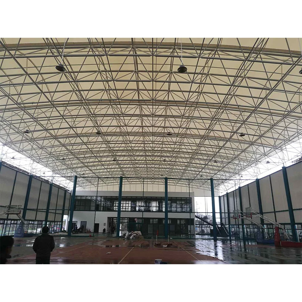 Modern Modular Space Frame Large Span Steel Roofing System for Stadium Building Projects
