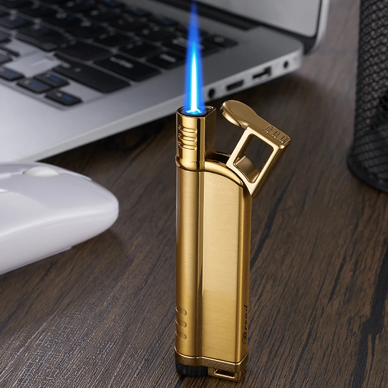 New Arrivals Single Flame Jet Lighter CUSTOM LOGO wholesale cheap price smoking sets windproof portable cigar cigarette lighters