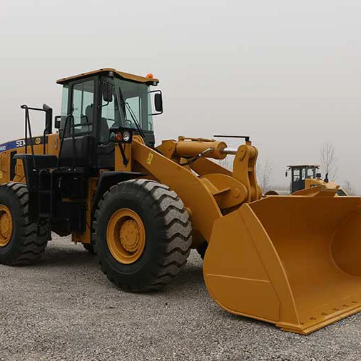 American standard 6 tons Euro-III 5.5m cubic meter Capacity Front Large  wheel loader SEM660D with high efficiency with Bucket