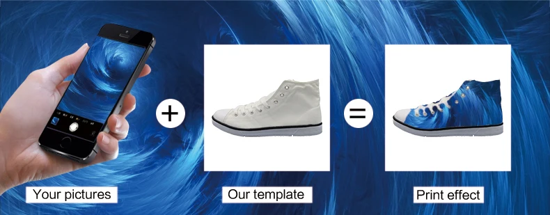 
Custom Women High Top Vulcanize Shoes 3D Elephant Printed High-top White Canvas Female Leisure Shoes For Student Girls 