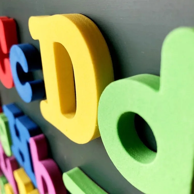 Custom Christmas Letter alphabet EVA Foam fridge magnet