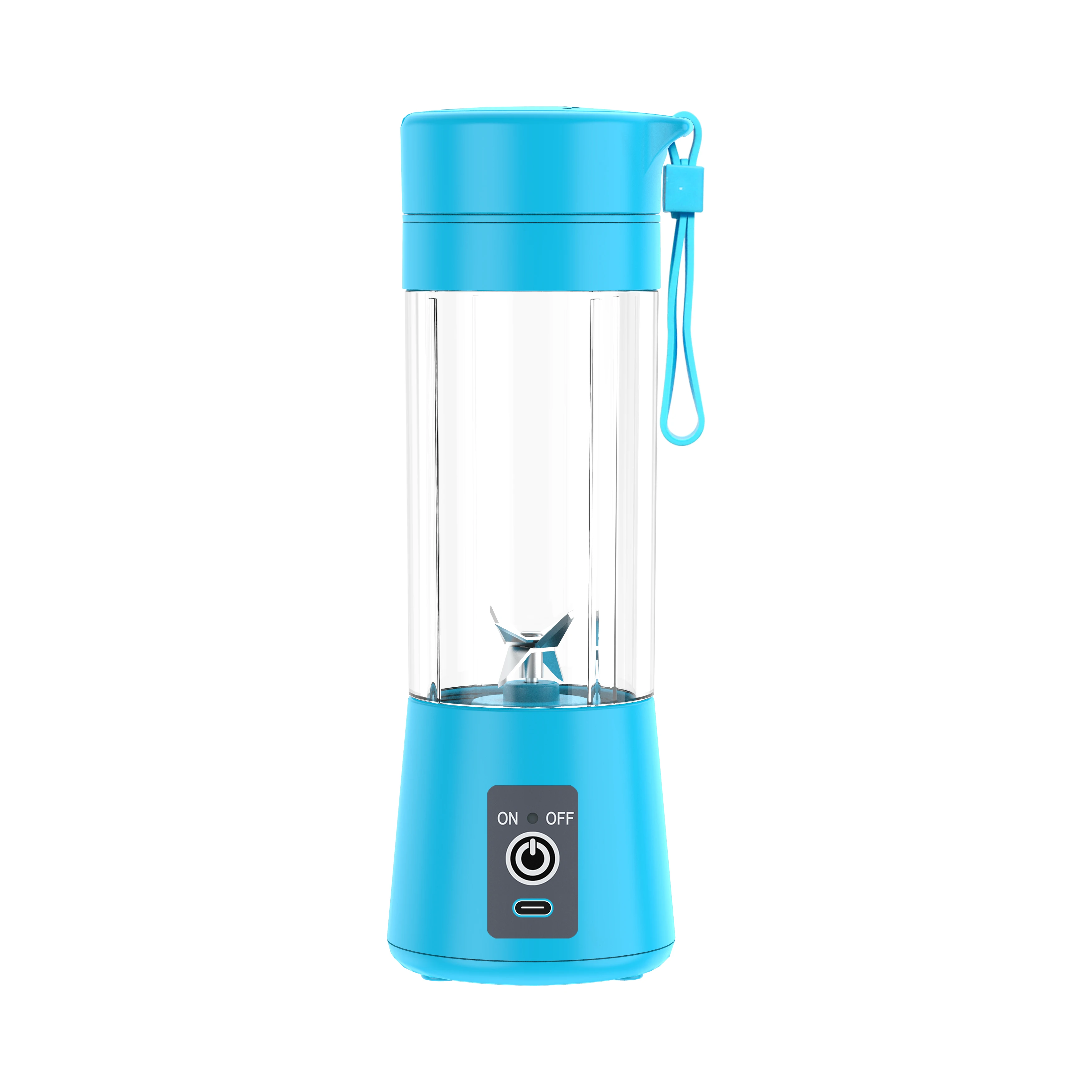 High Speed Portable Personal Blender Green Juicer Mini Battery Blender Milk Shake Machine 380ML