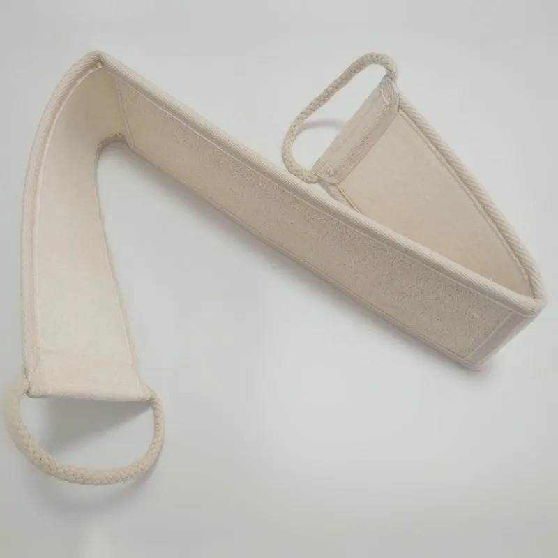 
C016 Si gua la bei natural exfoliating scrub loofah sponge scrubber bath belt for shower 