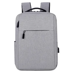 2021 new arrival waterproof polyester business laptop backpack bag with USB