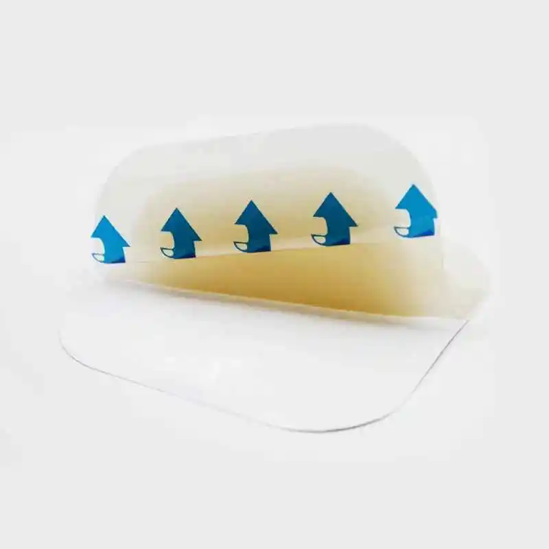 Medical Hydrocolloid Self-Adhesive Wound Dressings Border Adhesive Bandages Burn Wound Patches Surgical Healing Gel Cushions