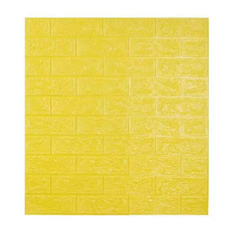 Hot Sale Modern 3D Brick Wall Stickers Embossed PE Foam Wallpaper