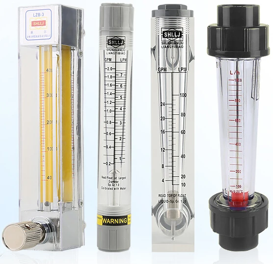 Rota Acrylic Oxygene/Water Flow Meter with Adjustable Valve