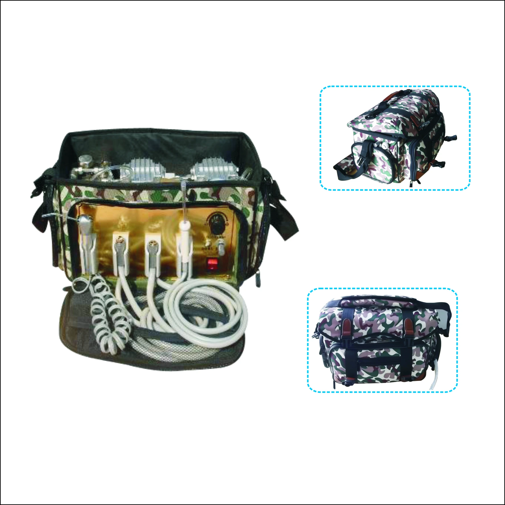 Portable Dental Unit with shoulder bag