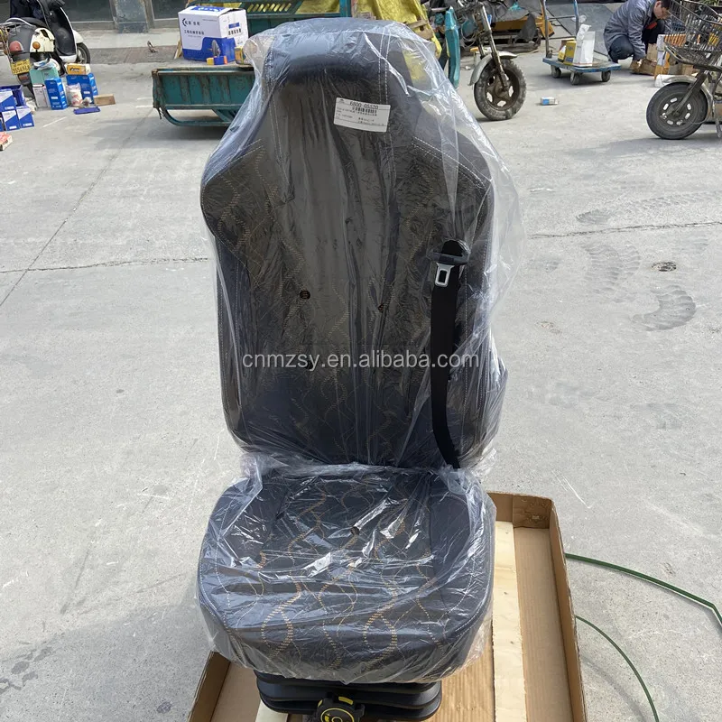 Yutong bus high quality YTS01A-D3T7 black driver massage seat