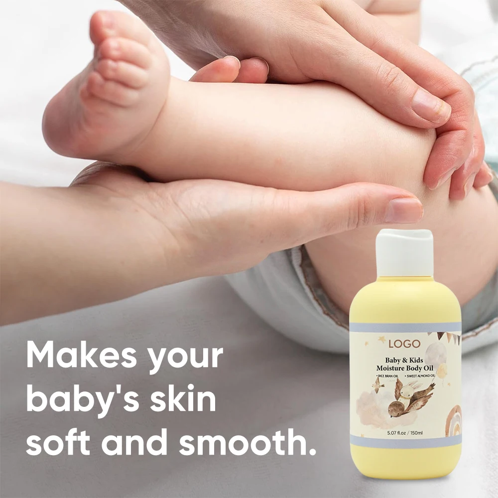 Wholesale  Sweet Almond Oil Hypoallergenic Reduce Dryness Nourishing Baby Moisturizer Oil Kids Essential Oils For Smooth Skin