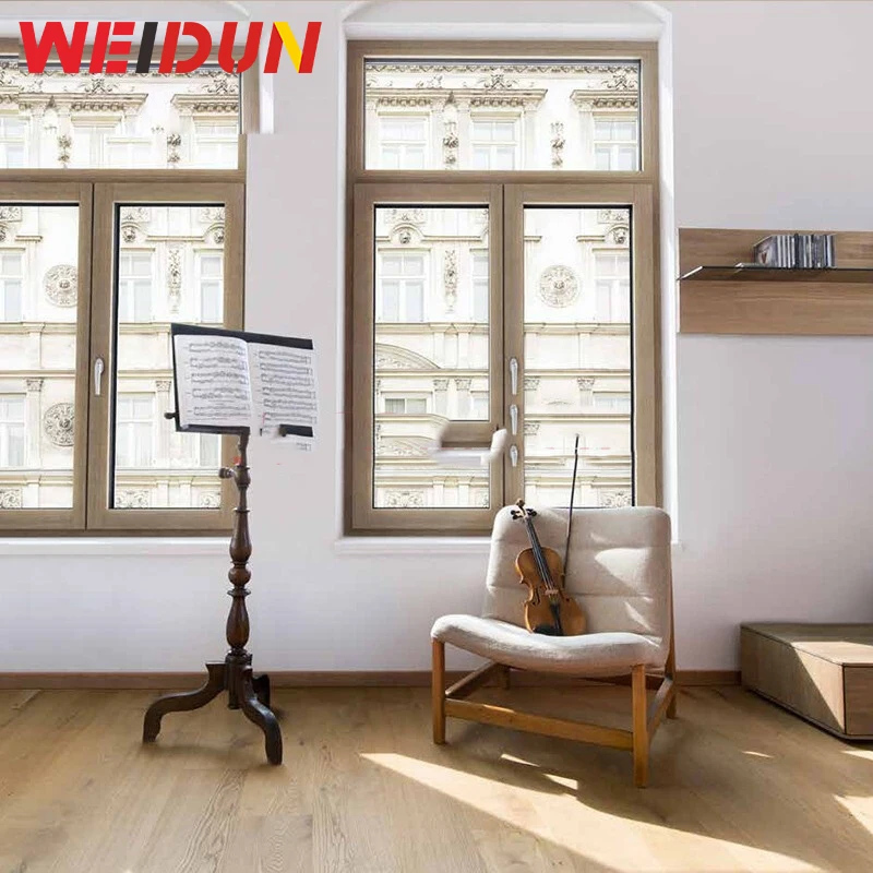 high quality WEI DUN aluminum alloy hinged windows with stainless steel gauze for house for commercial building for school