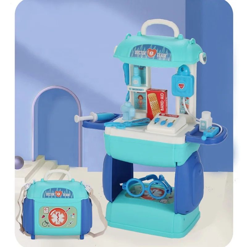 Bowa factory para ninos plastic medical tool set role playing game pretend realistic kids doctor set toy