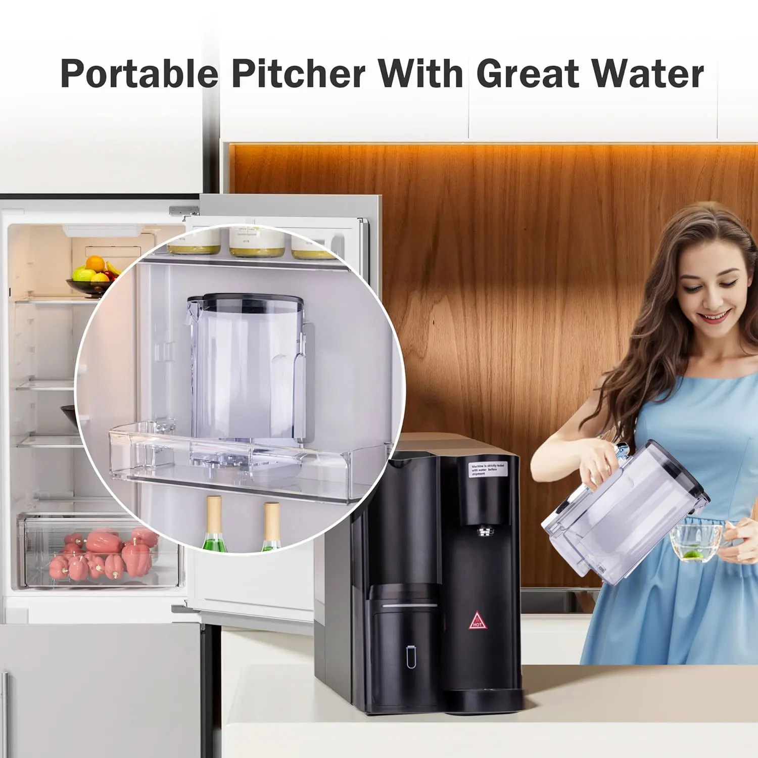 Household Smart Water Dispenser  Water Filter Countertop