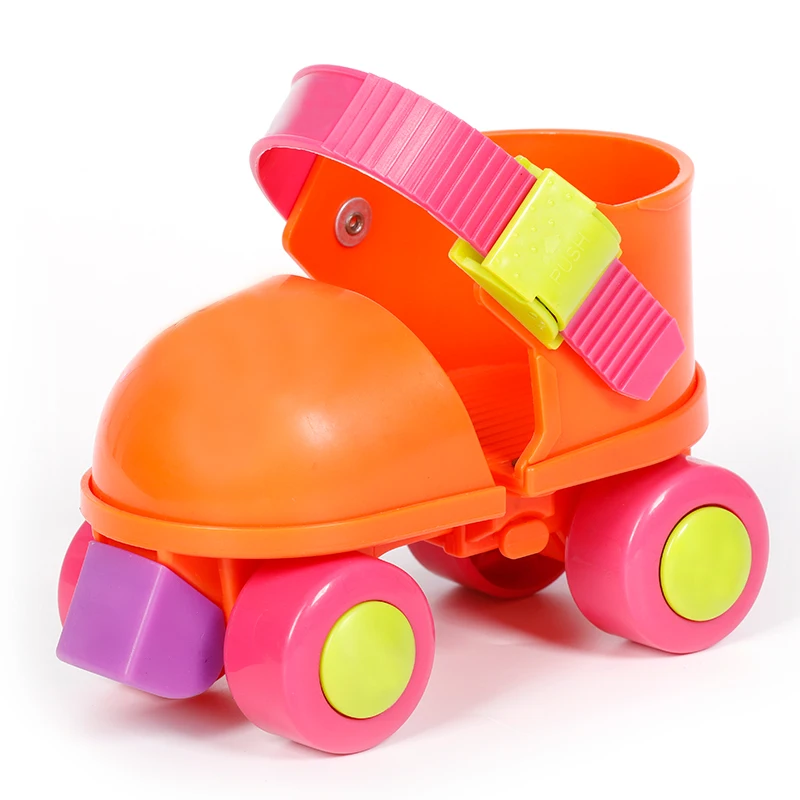 Customized Adjustable Sizes J6-J12 Kids Roller Skate Shoes Quad Skates for Children Age 3-6 Years 27.5*10*24 9506702000 HS-K009